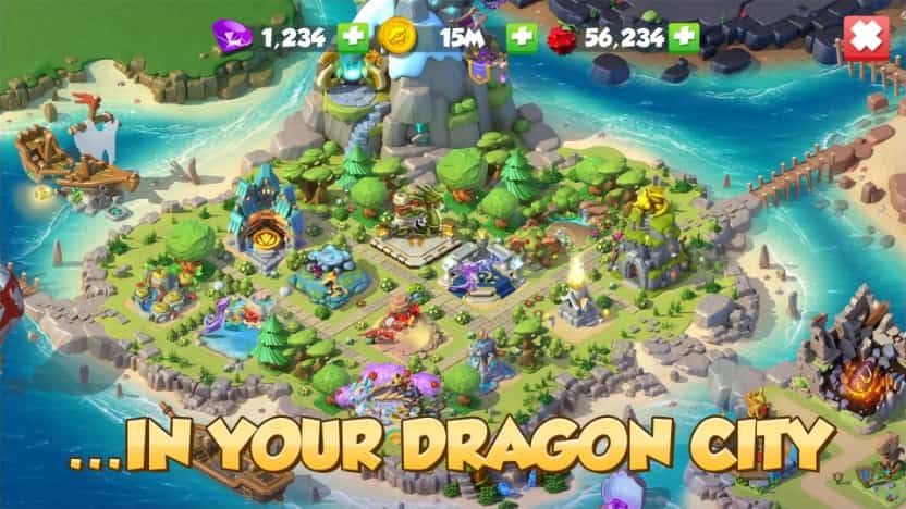 Dragon Mania Legends MOD APK Unlimited Money And Gems