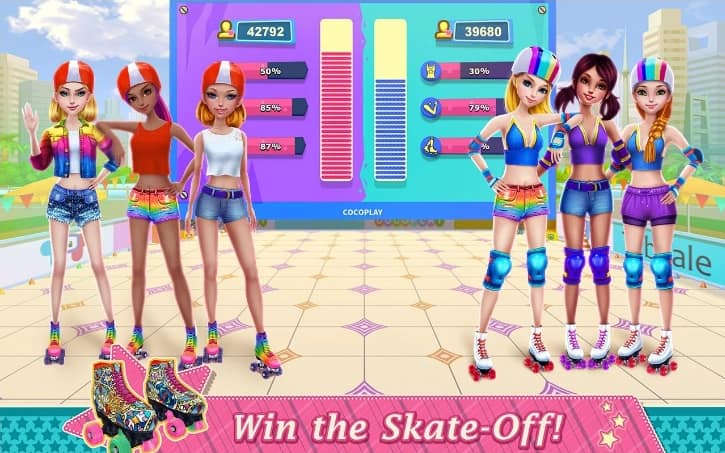 Download Game Roller Skating Girls MOD APK