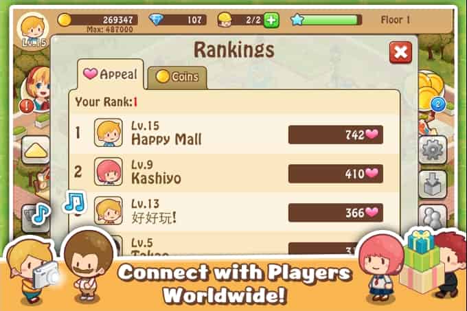 Happy Mall Story MOD APK Unlimited Coins And Gems
