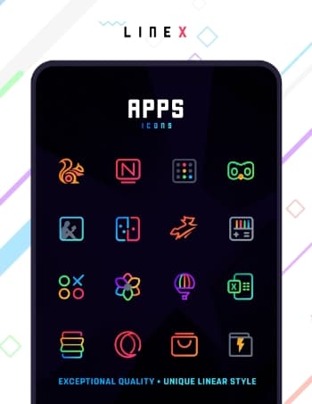LineX Icon Pack Paid APK