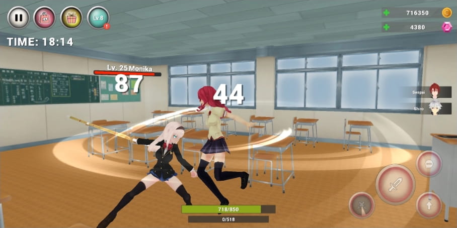 Anime High School Simulator MOD APK Unlimited Gems