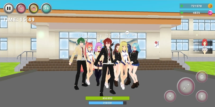 Anime High School Simulator MOD APK 