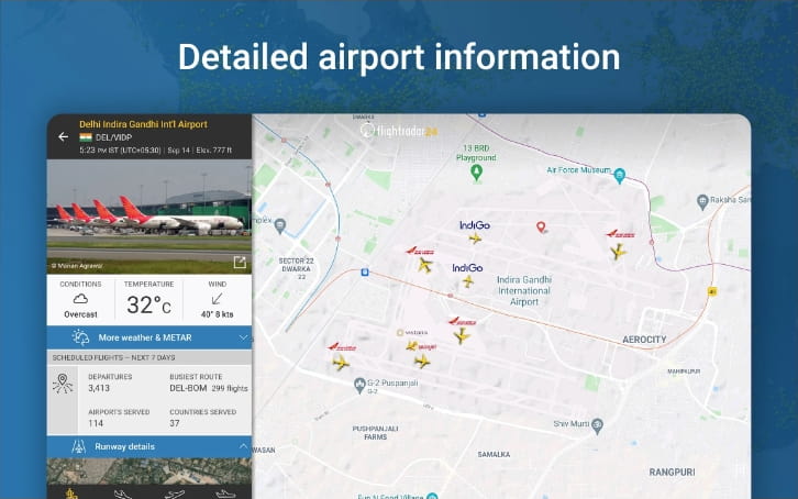 Flightradar24 Flight Tracker MOD APK Premium Unlocked