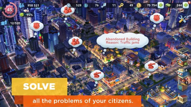 SimCity BuildIt MOD APK Unlimited Coins