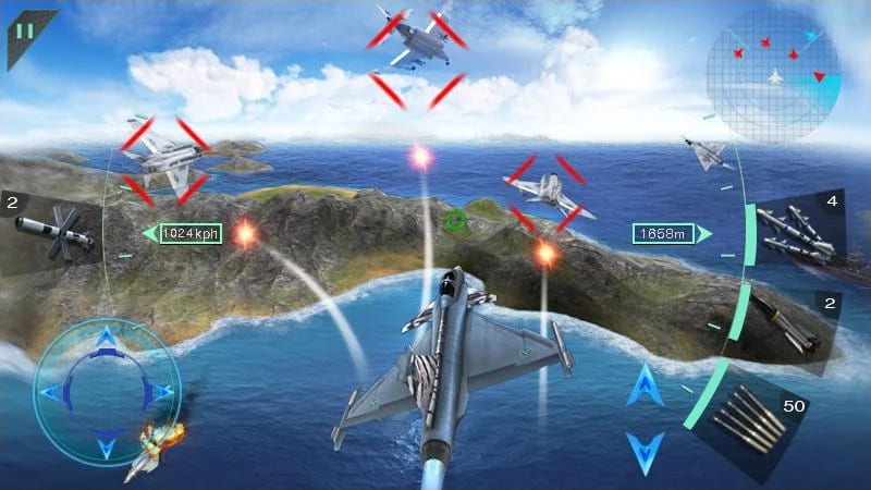 Sky Fighters 3D Mod APK Unlimited Money And Diamond