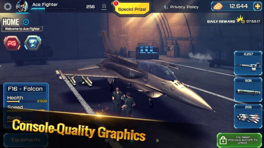 Ace Fighter MOD APK Unlimited Money And Gold