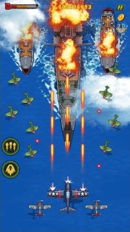 1945 Air Forces MOD APK Unlimited Money And Gems