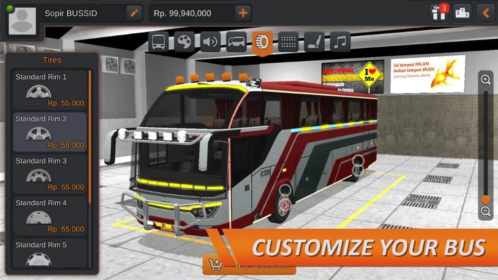 Bus Simulator Indonesia Mod APK India Map