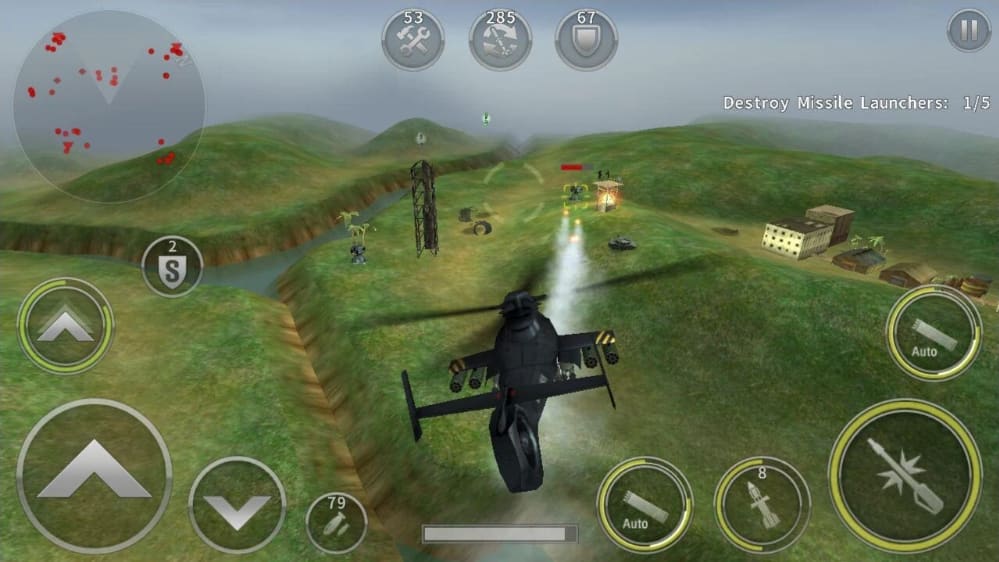 Gunship Battle Helicopter 3D MOD APK Unlimited Gold And Coins