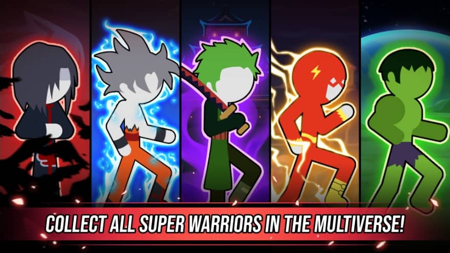 Super Stickman Dragon Warriors MOD APK Unlimited Mana